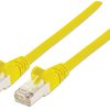 Пач кабел Cat.5e 0.5m FTP жълт