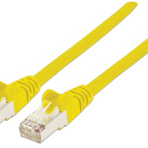 Пач кабел Cat.5e 0.5m FTP жълт