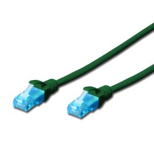 Пач кабел Cat.5e 2m UTP зелен