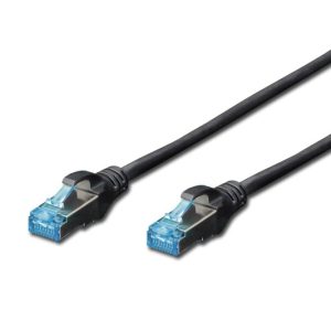 Пач кабел Cat.5e 3m FTP черен