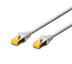 Пач кабел Cat.6A 0.5m SFTP сив
