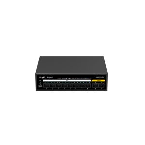 10-портов PoE комутатор Ruijie Reyee RG-ES110F-P (8x100Mbps PoE+ / 2x100Mbps Uplink)